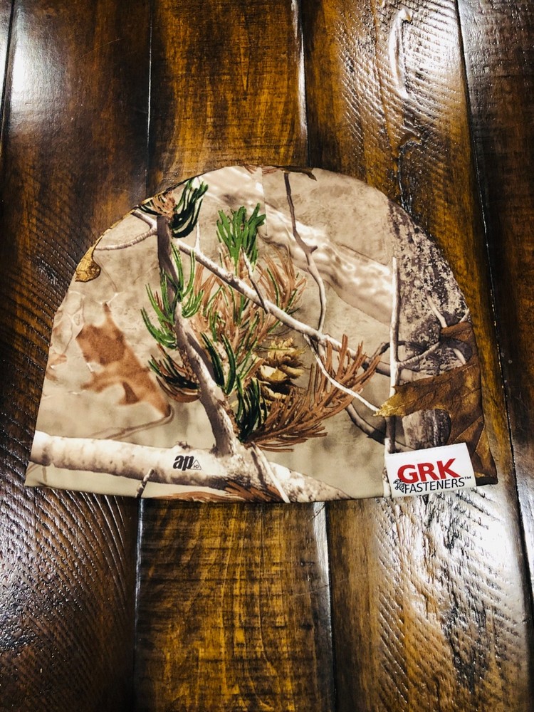 Real tree forest camouflage AP men beanie cap