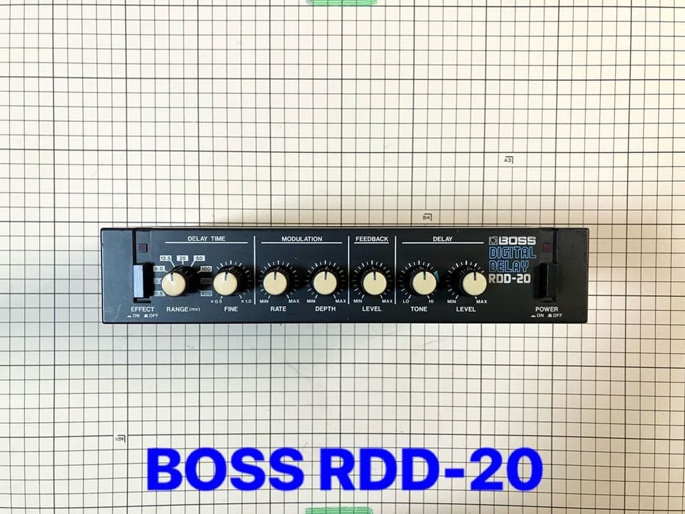 BOSS RDD-20 Digital Delay Micro Rack Guitar Effects Unit used