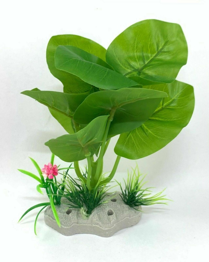 24 Pack Aquarium Artificial Plants - Various Sizes