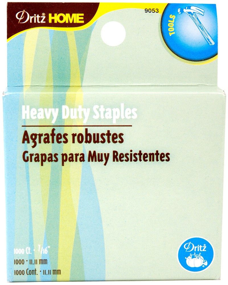 Dritz 9053 Heavy-Duty Staple Gun Refills 7/16"-1000/Pkg