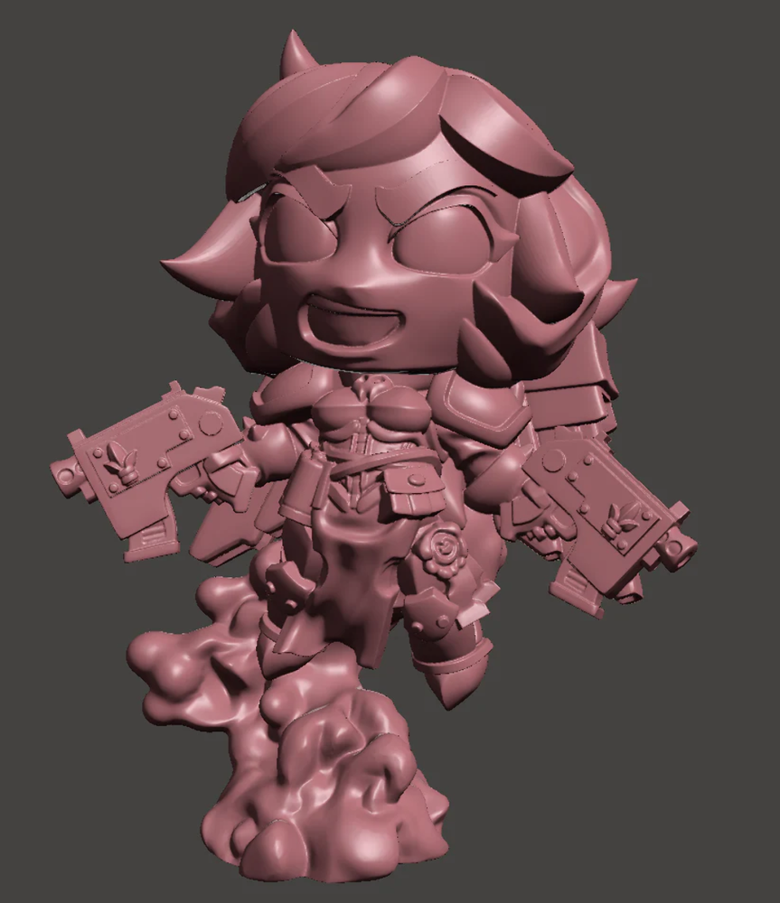 Chibi SoC Two Handed Tina
