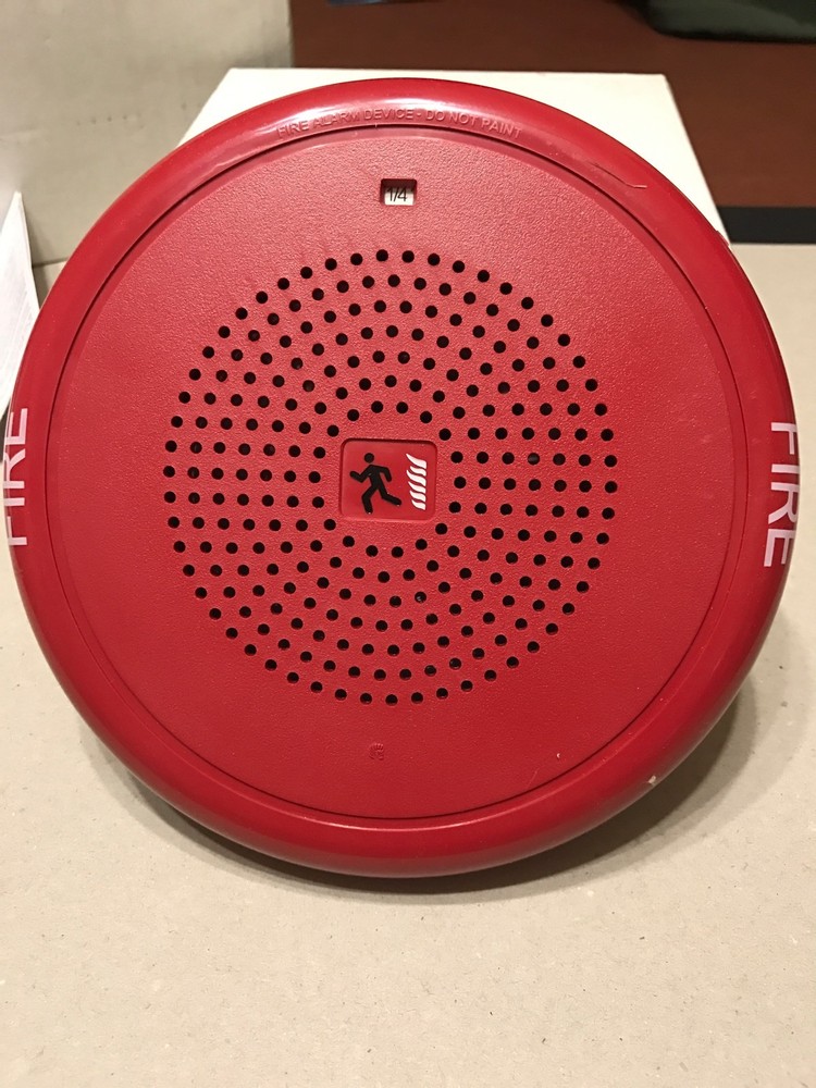 EDWARDS EST GCFR-S7 RED SPEAKER Fire Alarm #1