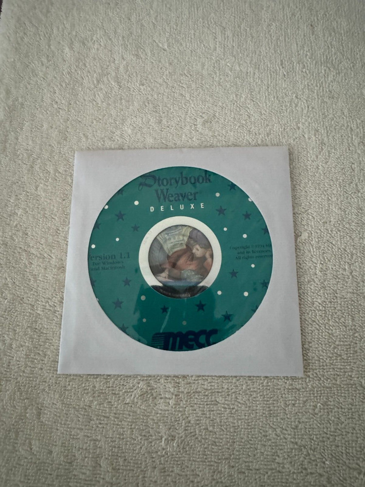 Storybook Weaver Deluxe PC CD-Rom 1994 Version 1.1 - Windows/Mac