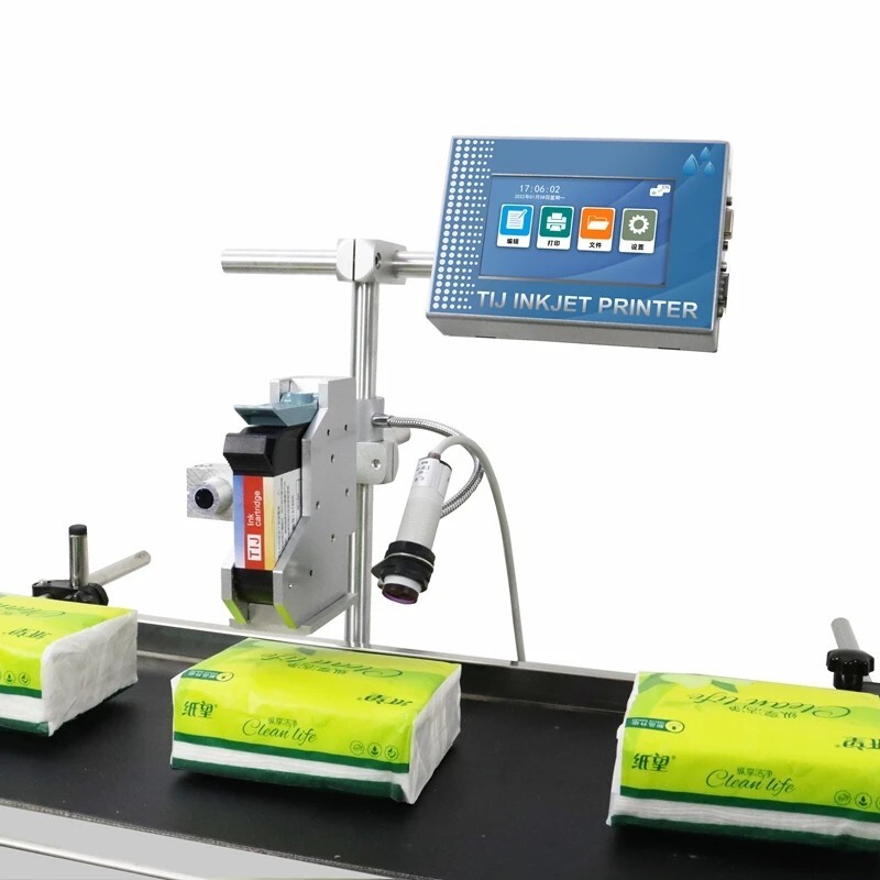T110 Online Inkjet Date Coding Printer Industrial Assembly Line Coding Machine