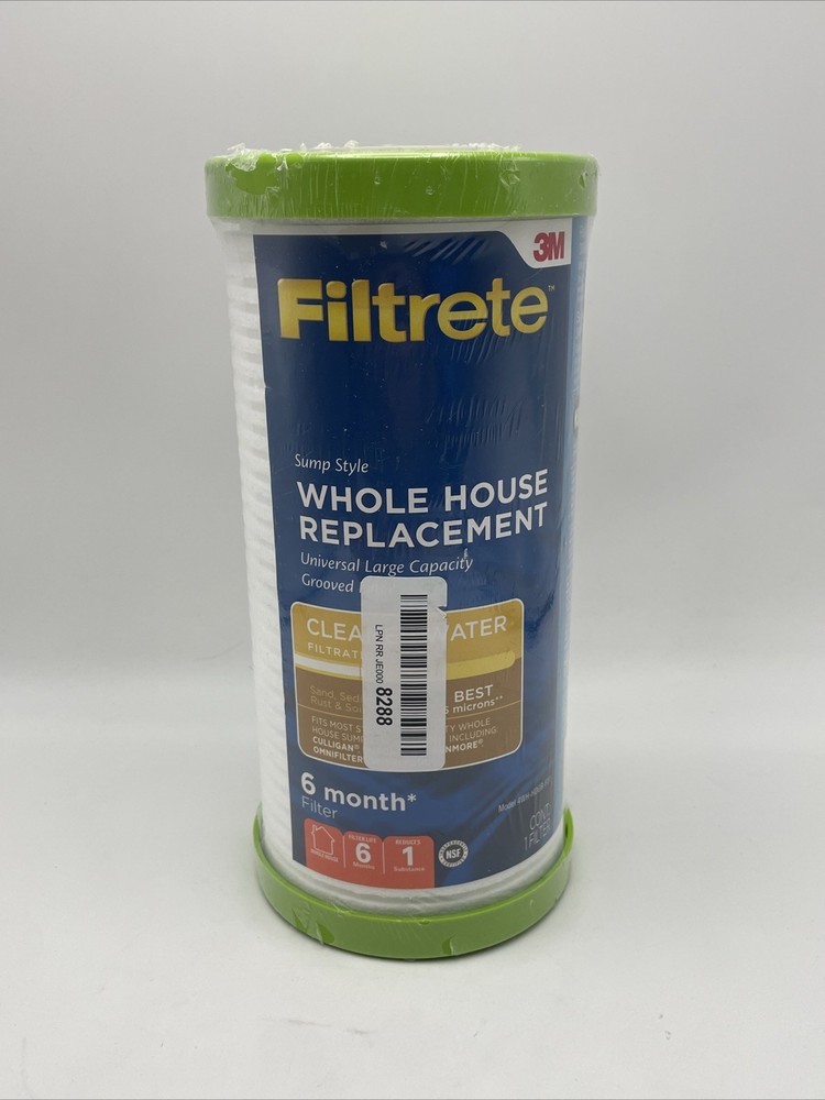 SEE PIC 3M Filtrete 4WH-HDGR-F01 Sediment Water Filter 5 Micron For WHKF-GD25BB