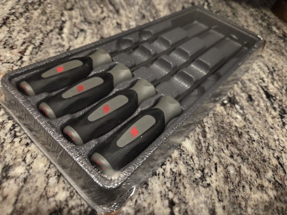 Snapon Tools 4pc Instinct Handle Long Mini Pick Set SEALED - DARK TITANIUM