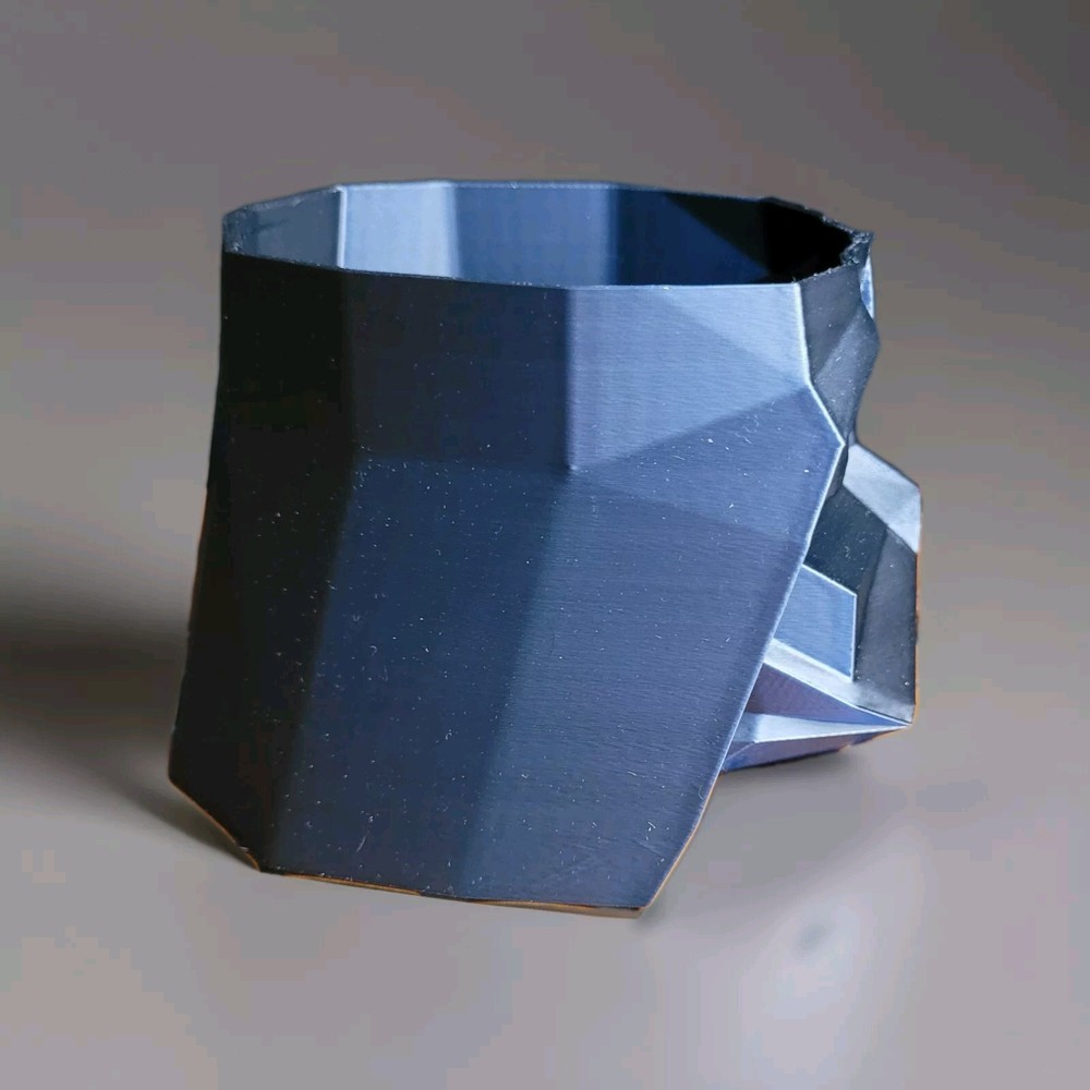 Succulent Planter Darth Vader 3D Printed Star Wars 3.5x5x4"