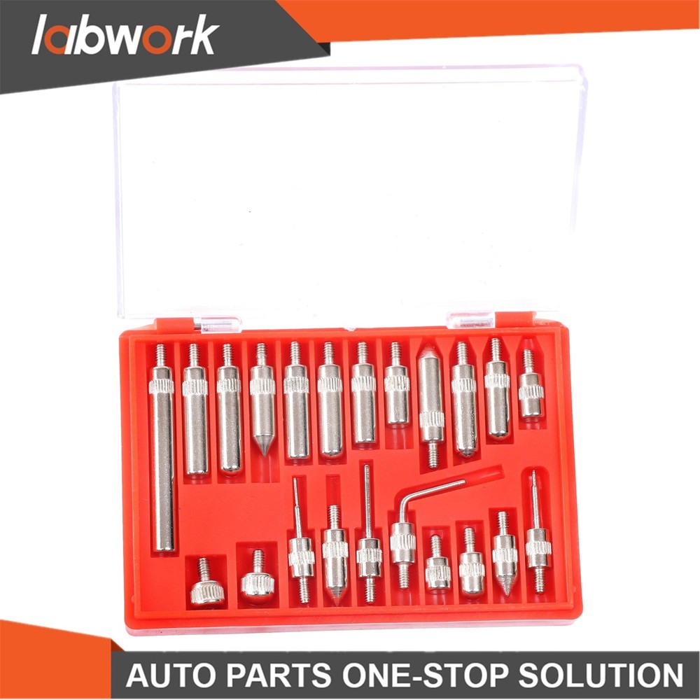 Labwork 1" Dial Indicator, Magnetic Base & 22 Point Precision Inspection Set