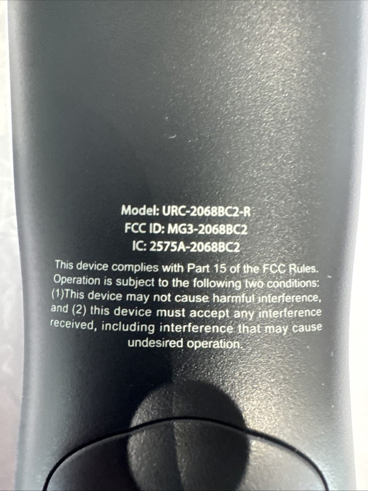 Universal Remote Control Pulse RF Remote URC-2068BC2-R