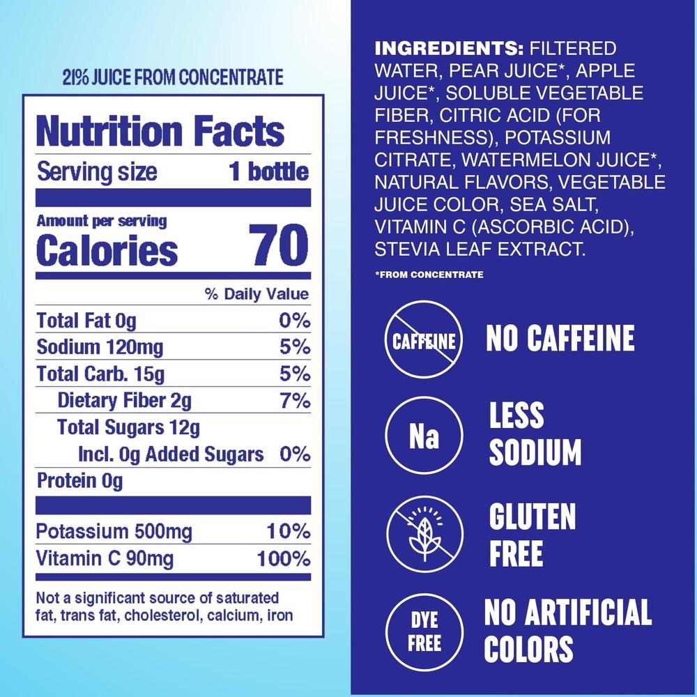 Tropical Punch Hydration Drink with 2X Electrolytes - Low Sugar - 12 Pack