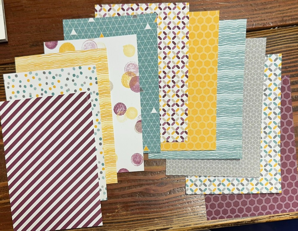 Stampin' Up! MOONLIGHT STACK DSP - 12 4.5 X 6.5 DOUBLE SIDED SHEETS