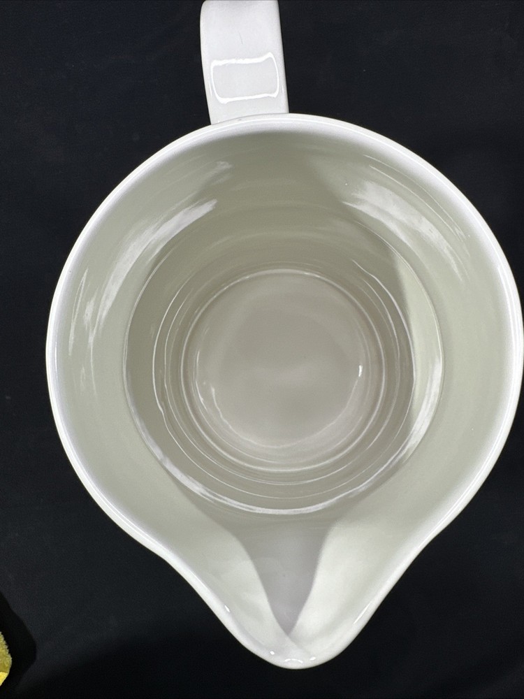 Pottery Barn Healdsburg Pitcher Large White Color 8.5”