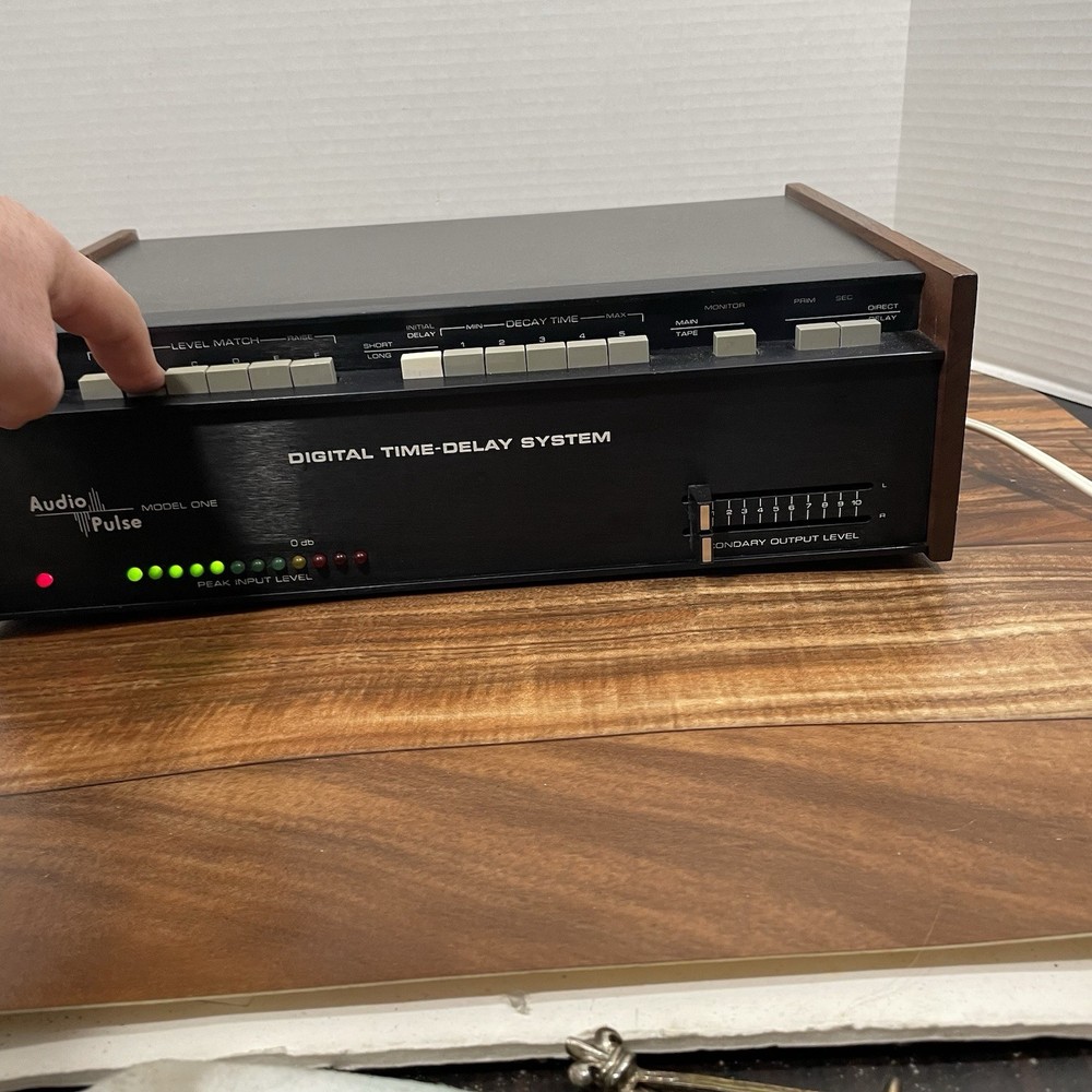 1976 Model One Audio Pulse Digital Time Delay System Powers On HUMS READ
