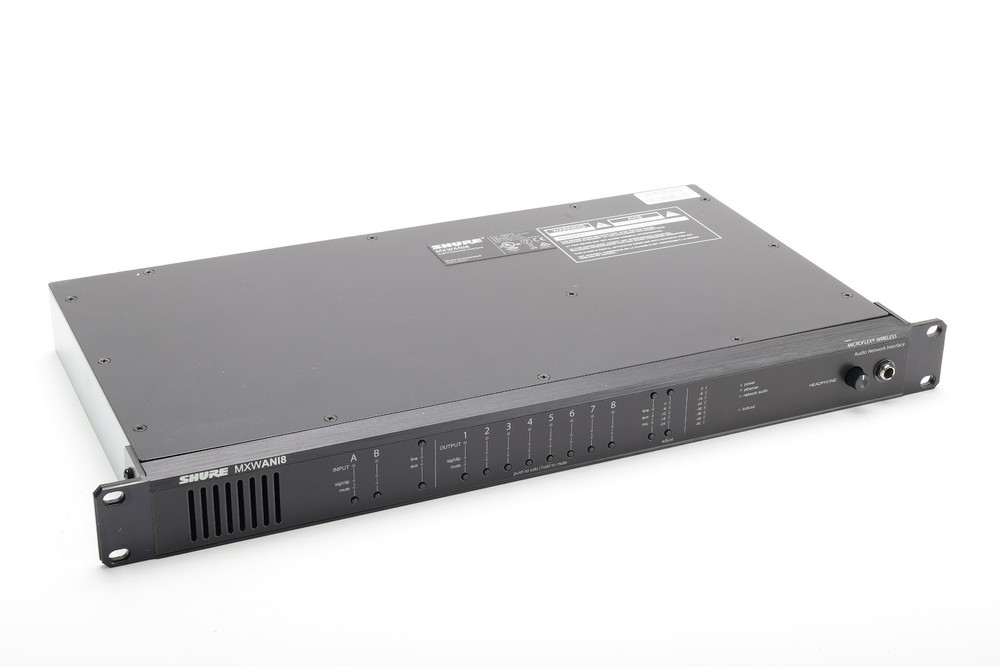 Shure MXWANI8 8-Channel Audio Network Interface Module With Connectors