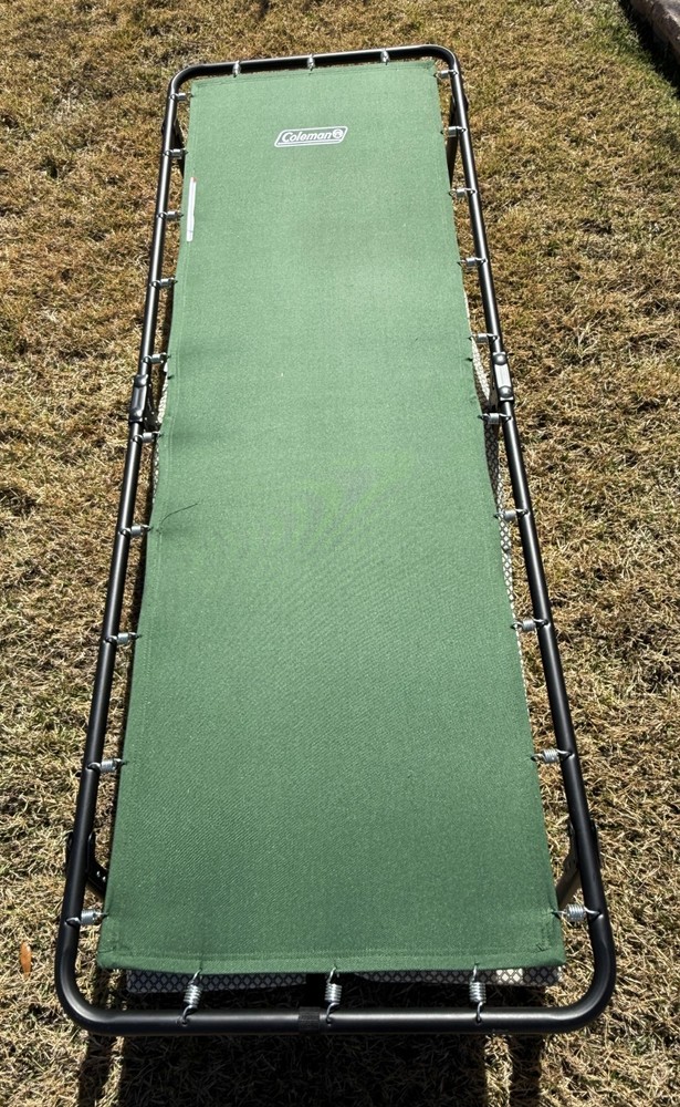 COLEMAN RIDGELINE CAMPING COT WITH FOAM SLEEPING MAT