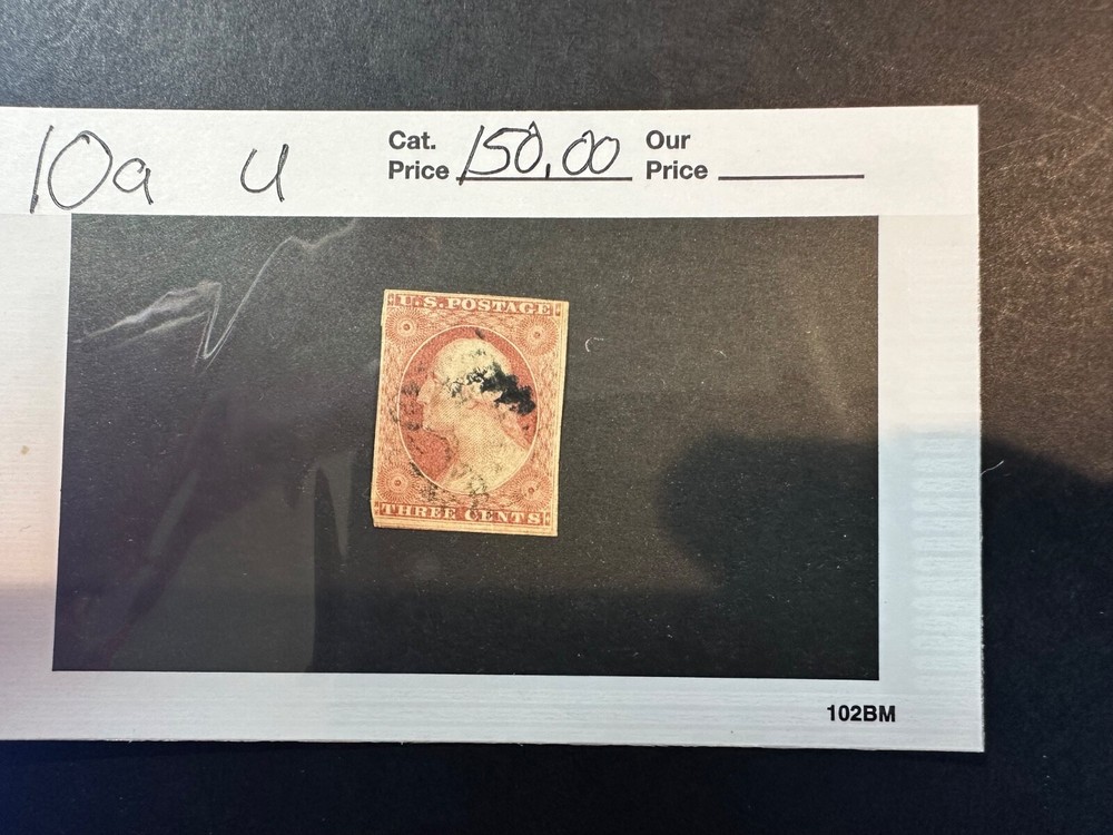 Scott #   10a   2024 Scott Catalogue Value $ 150.00