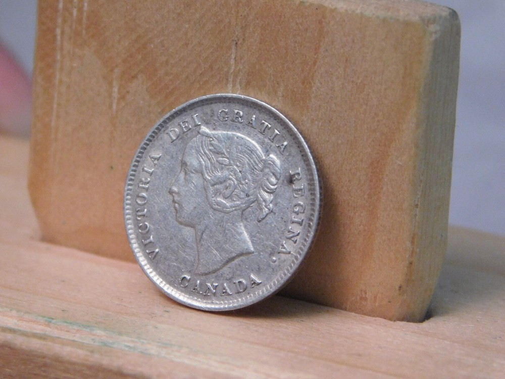Canada 1893 5 cents silver