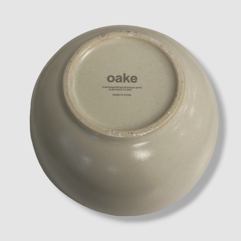 $186 Oake Ivory 11-Piece Stoneware Dinnerware Set