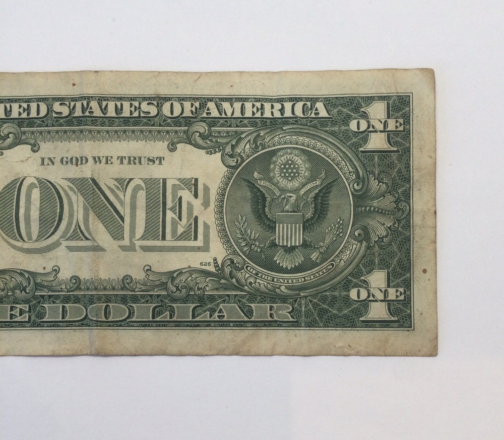 1963 $1 Federal Reserve Note Boston Error Overprint & Alignment Issue