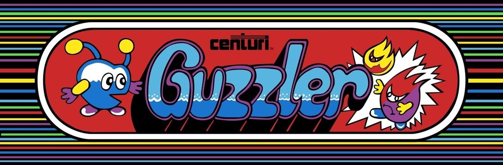 Guzzler Arcade Marquee Translight Translite Header