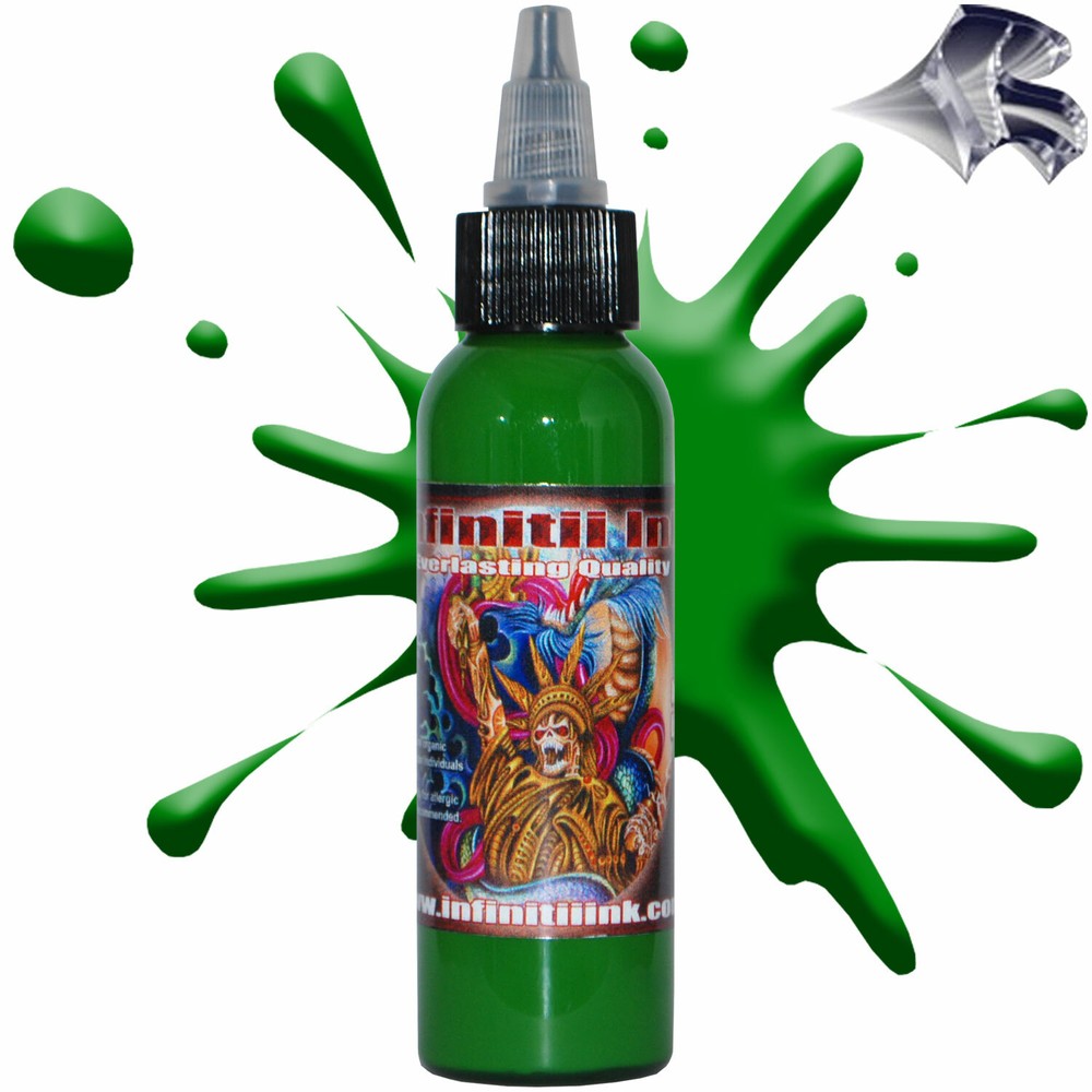Infinitii Lime Green Tattoo Ink 2oz