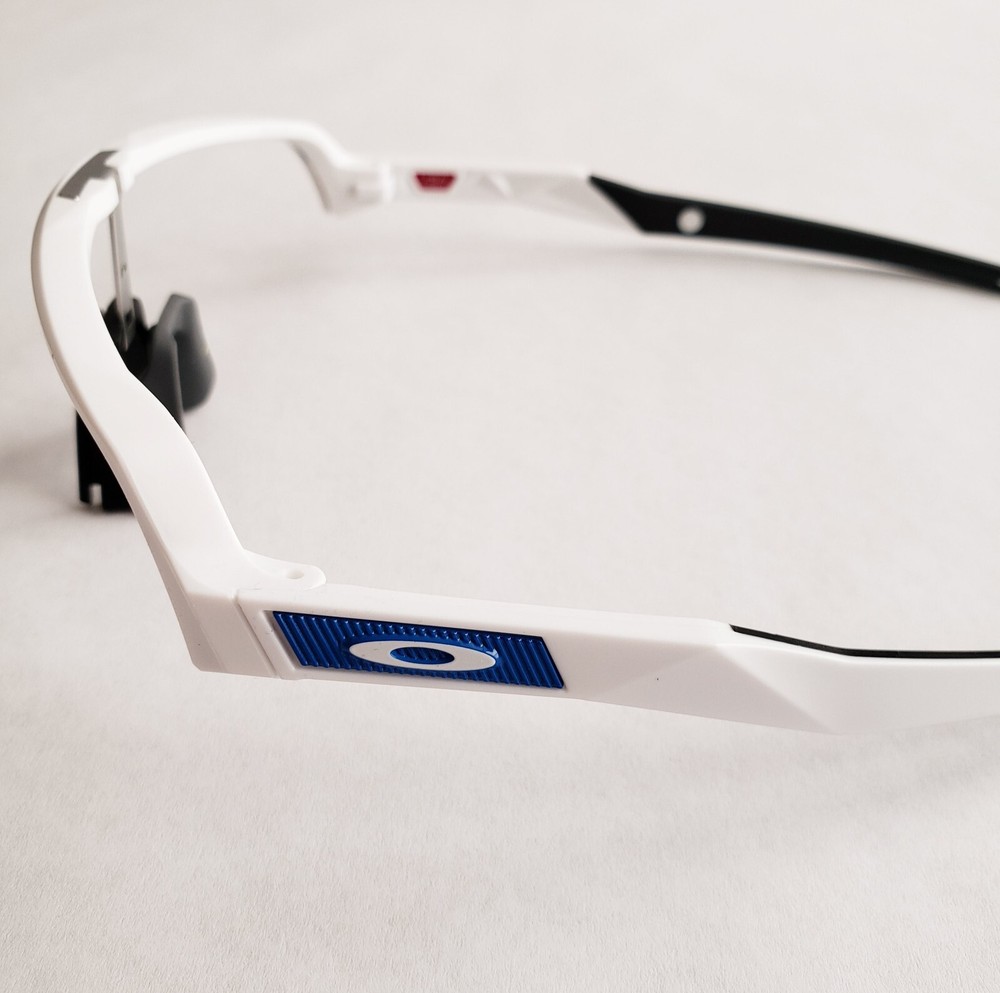 Oakley Sutro Lite Matte White | Blue Accents Frame Only Authentic OO9463
