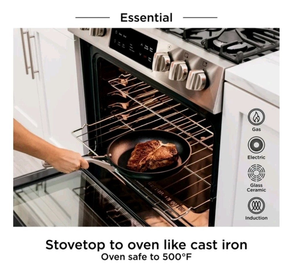 New Ninja NeverStick Essential 10-Piece Cookware Set, C19010