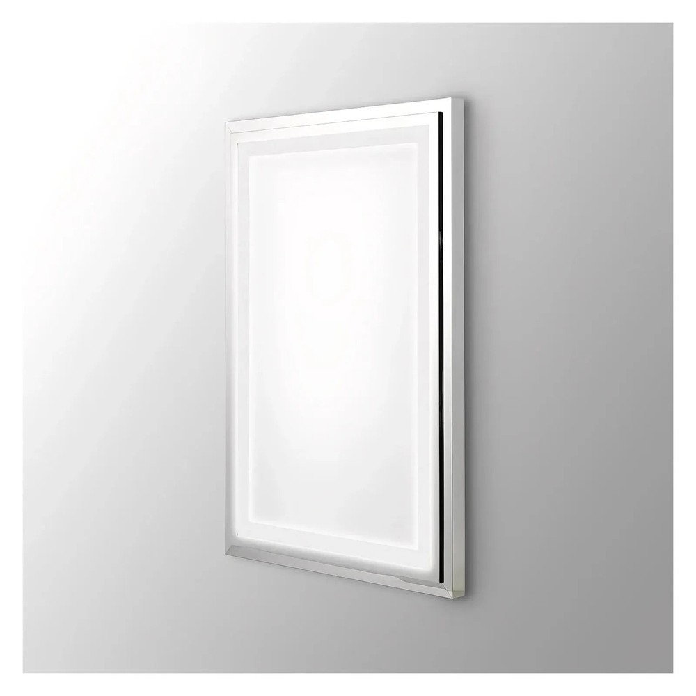 THETA LED LIGHTED BATHROOM VANITY SQUARE MIRROR - 48 x 28