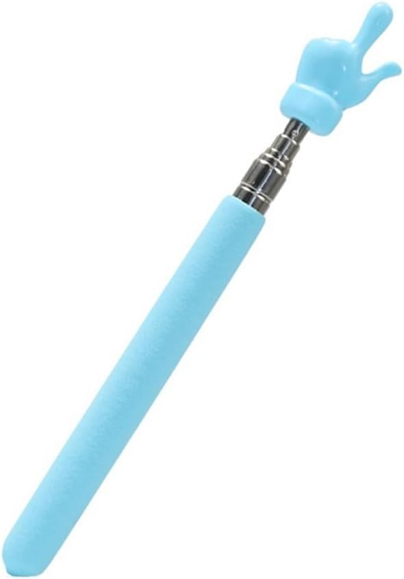 Teacher Pointer Sticks Finger,Pointer for Classroom,Telescoping 1 PCS, Blue