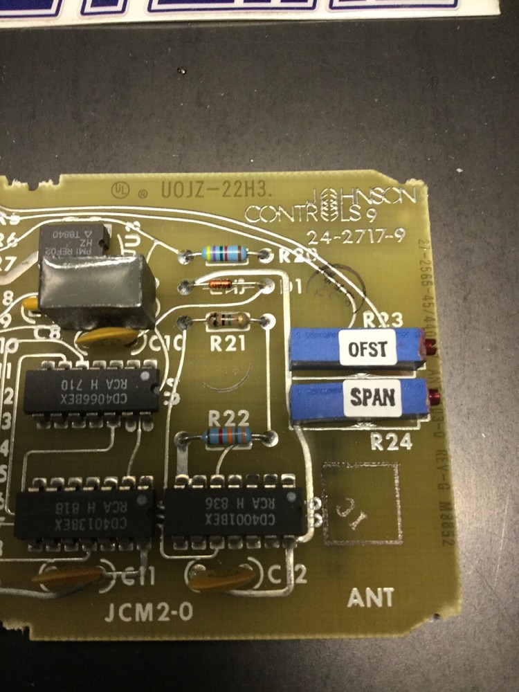 NEW, JOHNSON CONTROLS, ANT-103-0, ANALOG TEMPERATURE MODULE. (23H-3)