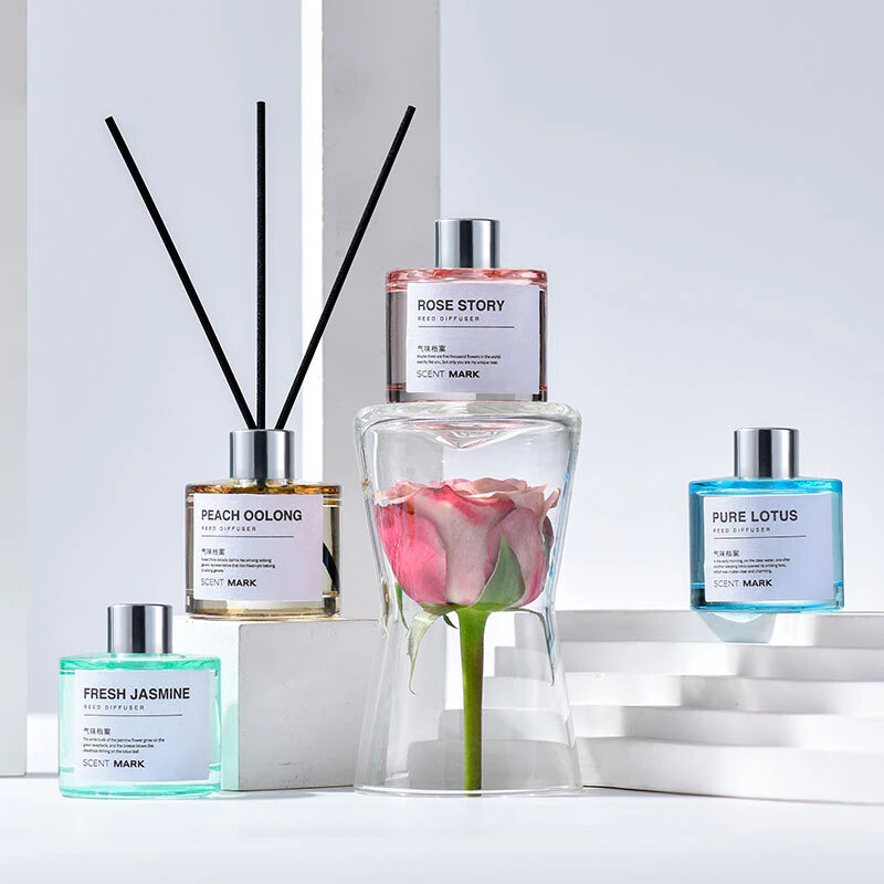 50ml Home | Office Luxury Long Lasting Modern Perfume Reed Diffuser Aromatherapy