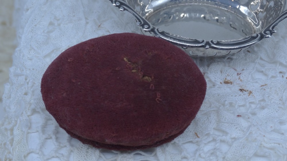 Antique Gorham Sterling Silver Pin Cushion 4780