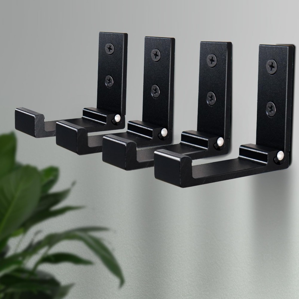 Folding Wall Hook 2PCS Folding Coat Hooks for Hanging Heavy Duty Coat & Bag &...