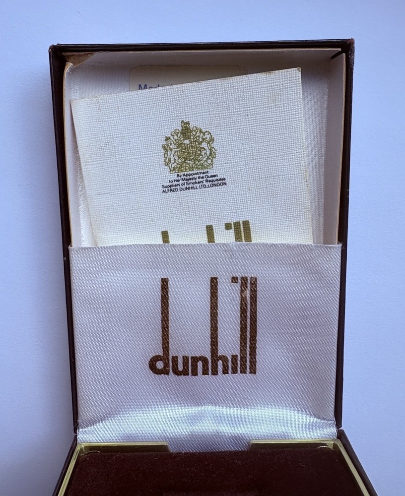 Dunhill BROWN Rollagas Box & User Manual
