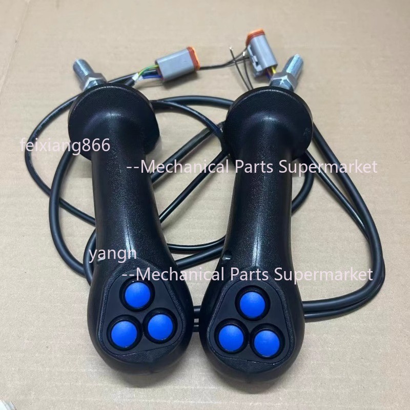 3-Button Electric Control Handle Joystick for Excavator Grapple/Clamp Conversion