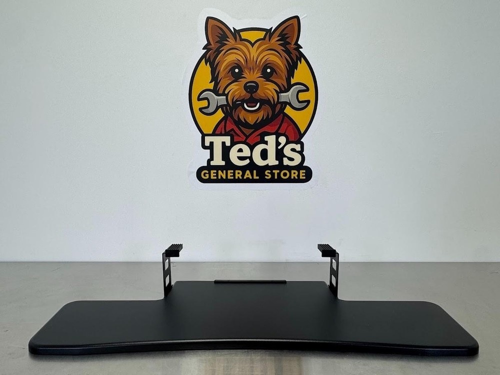 FlexiSpot Height-Adjustable Standing Corner Desk, 41"W, Black