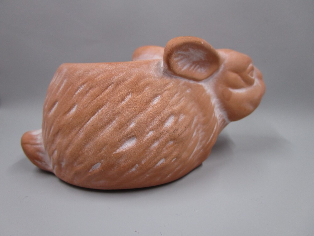 CBK LTD Bunny Rabbit Terra Cotta Clay Planter Candle Holder