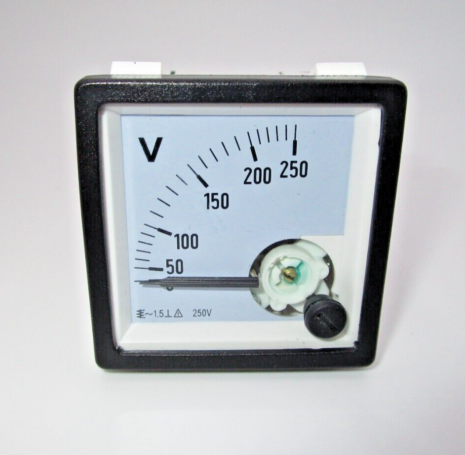 Voltage panel meter gauge AC-250V voltmeter ANDELI Size 48x48 FAST SHIPPING