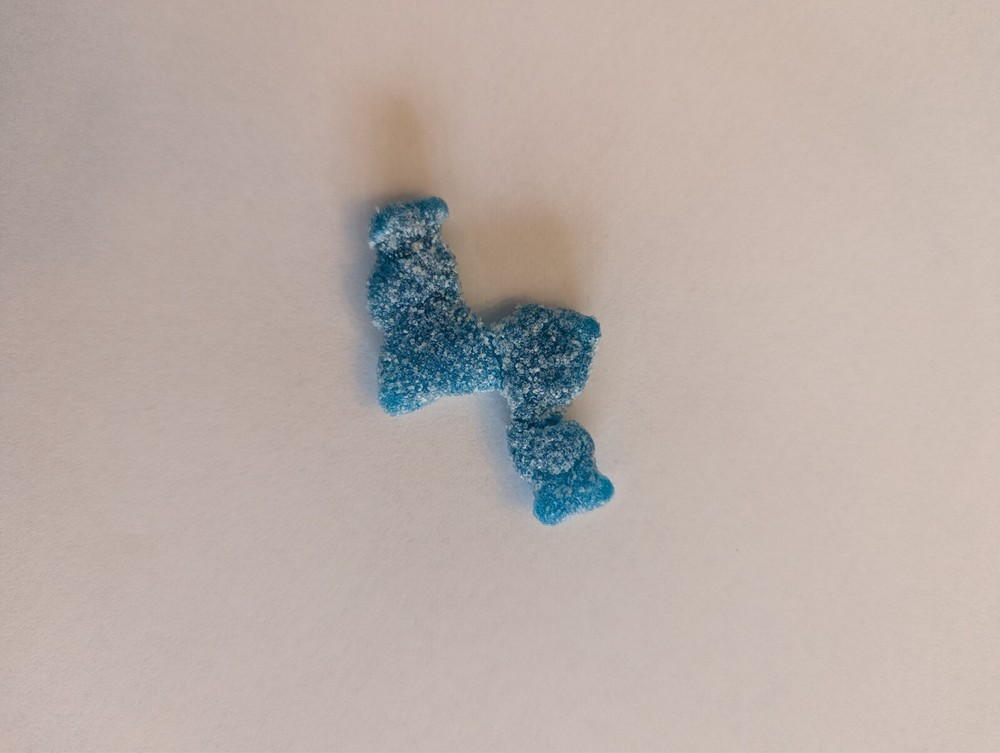 RARE Lightning Bolt SourPatch Kid! Medium, blue, very unique, great for Youtuber