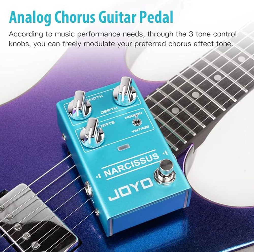 JOYO Chorus Pedal Multiple Chorus Effects Semi-Analog Circuit From surreal Deep