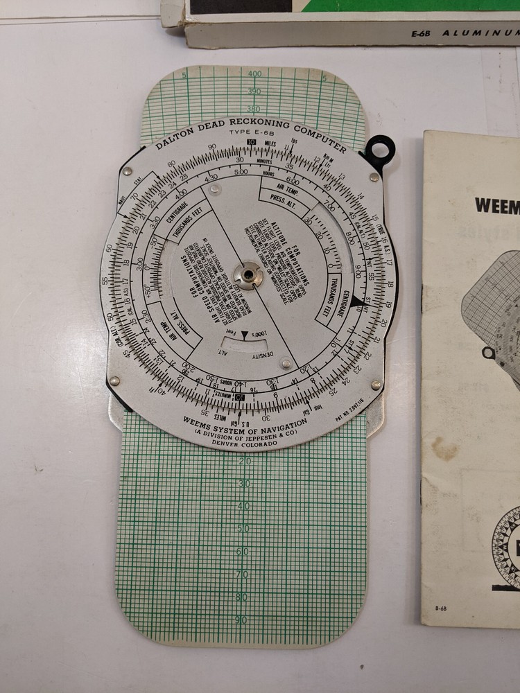 LOT of Pilot Tools Weem Flight Computer E-6B, Felsenthal Dial-a-con, Plotter, ++