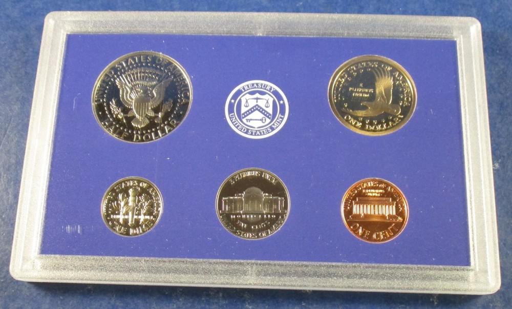 2001 Clad Proof Set w/ OGP - 10 Coins (01)