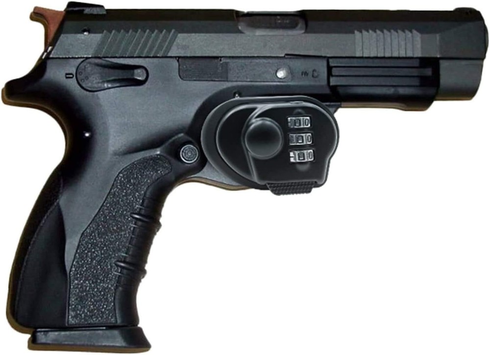 Secure Your Firearms: 3-Digit Combination Gun Trigger Lock with Custom Code