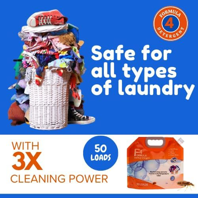 BED BUG DETERGENT- 50 Loads