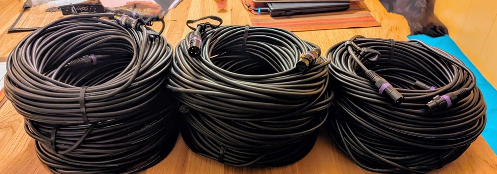100 Foot TRUE DMX cable