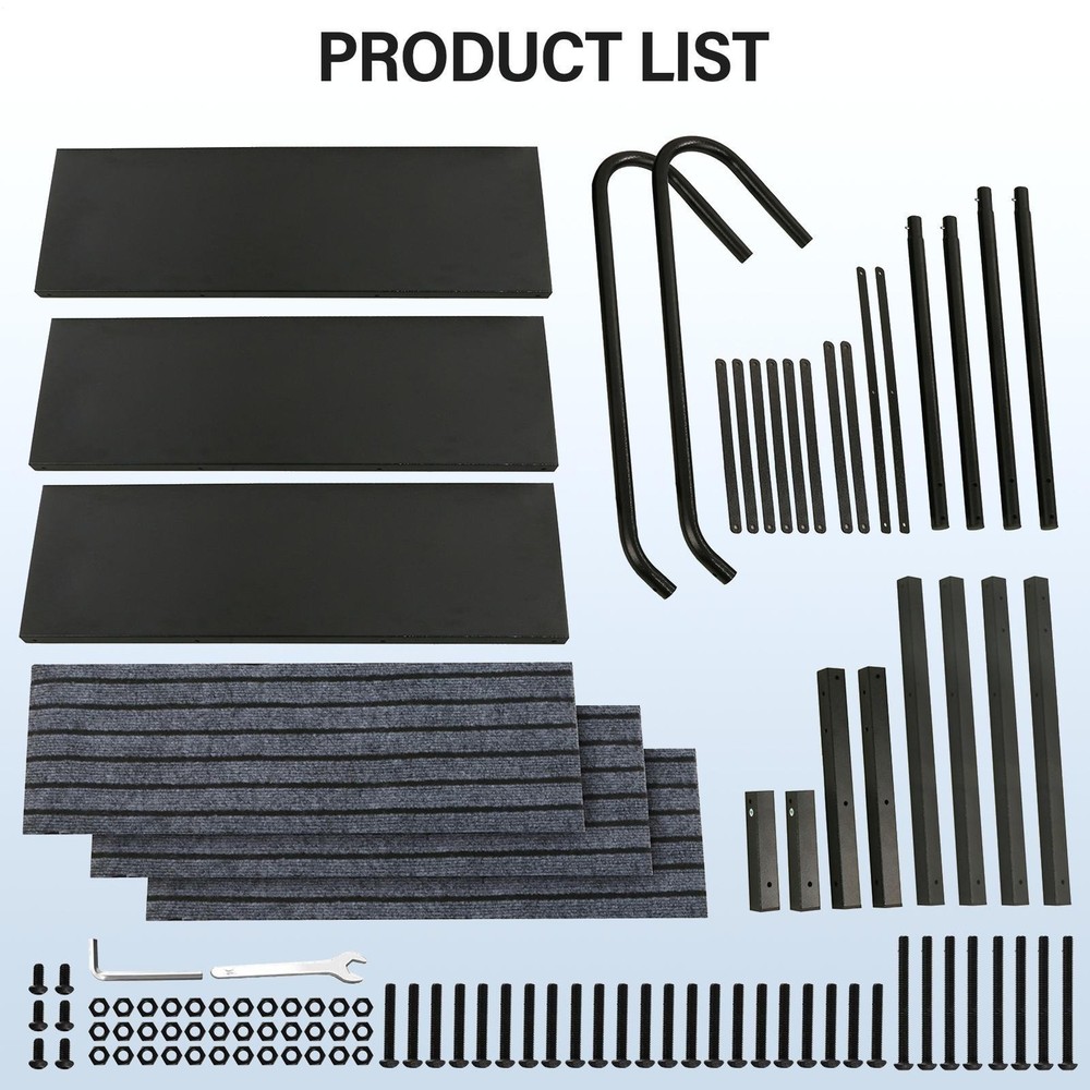 4 RV Steps with Handrails 4th Wheel Hot Tub Steps Anti-Slip RV Stair Step Ladder