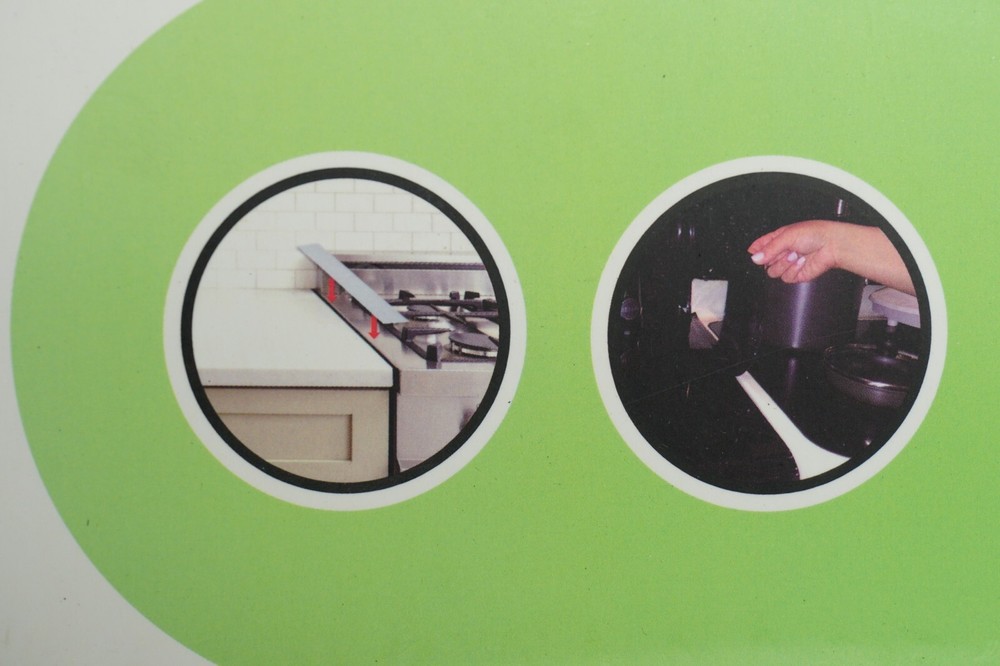 THE PRACTICAL IDEAS OVEN SEAM PROTECTOR WHITE 20 1/4 X 2 1/4 X .5