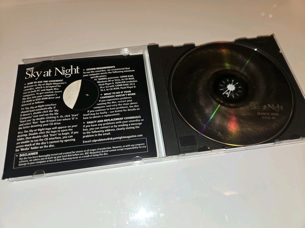 BBC Sky At Night Video Apollo 9 Special CD-Rom
