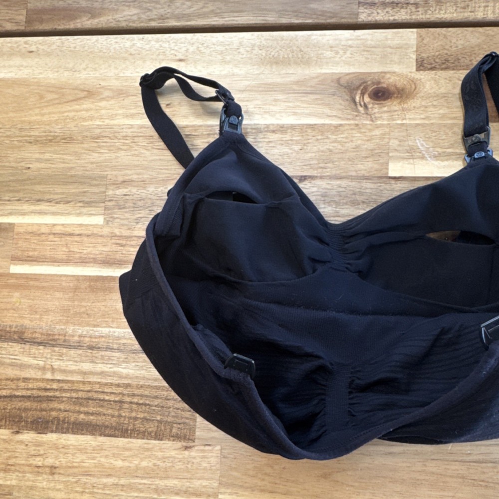 Kindred Bravely Nursing Bra Small Petite Black Comfortable Supportive Fit