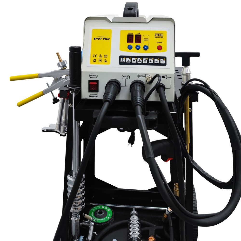 220V Steel Dent Pulling Machine Car Repair Spot Dent Puller Dent Pull Tool Kit